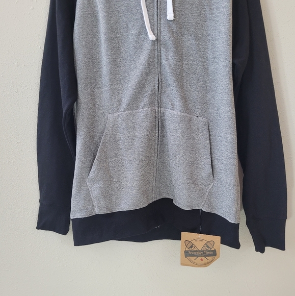 SNOWSHOE FLEECE Full Zip Hoodie Jacket Size L - Picture 3 of 10